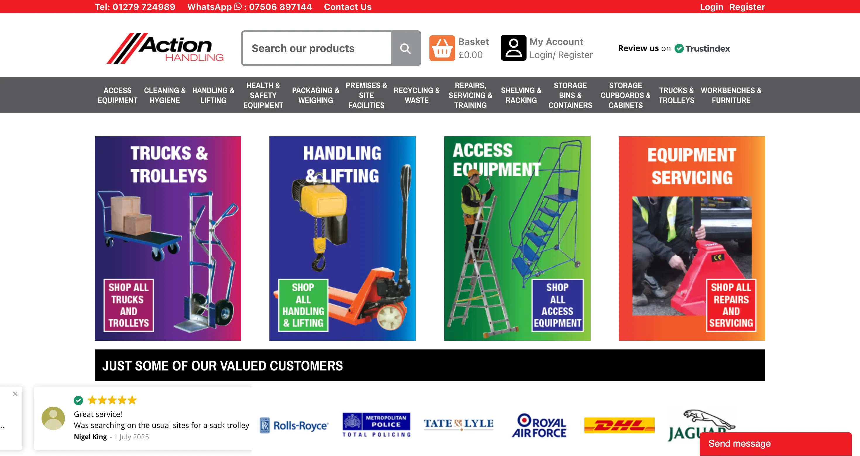 Action Handling Case Study